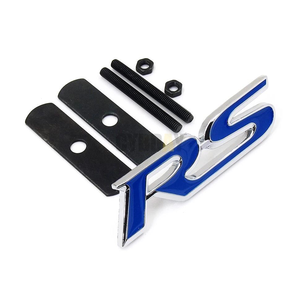 3D Metall RS Metall Auto Emblem Logo Kühlergrill Abzeichen Auto Zubehör