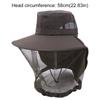 Foldable Bee Mosquito Hat Insect Proof Sun Protection Hat Net Cover Fisherman Hat  Camping