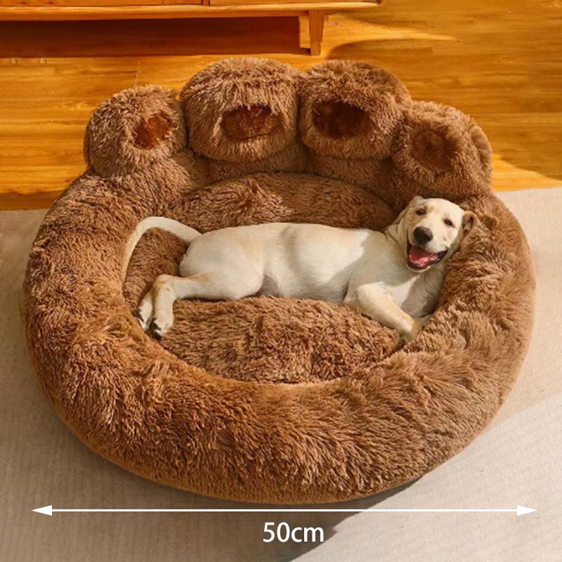

Winter Cat Bed Plush Warm Cat Bed Sofa Indoor Medium Dog Puppy Comfortable Cats Beds Soft Catnap Non Slip Bottom Pet Nest