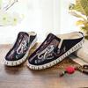 Fashion Summer Slippers For Men Half Flat Mules Elegant Shoes Comfortable Sale Sandals Man Cheap Korean Style Liquidation Trend 2024