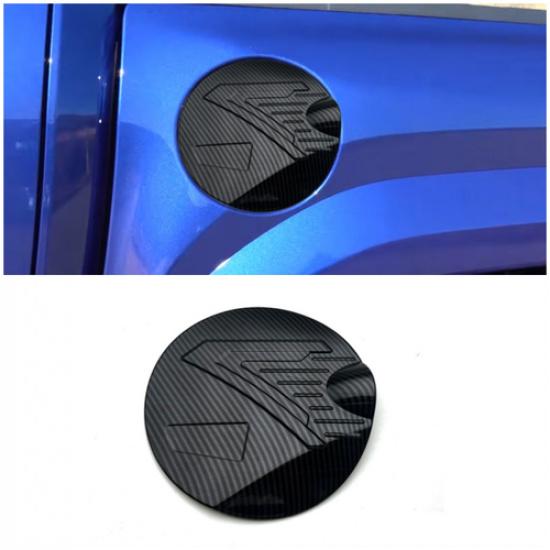 Carbon Fiber Fuel Tank Gas Cap Oil Lid Cover Trim For 2024-2025 Toyota Tacoma 1P