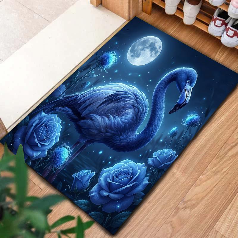 

Blue Starlight Animals Pattern Square Carpet,Area Rug,Carpet Rug for Living Room Bedroom Sofa Playroom Decor,Non-slip Floor Mat,Holiday Birthday Gifts 60cmx90cm