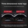 1Pcs Leather Carbon Fiber Car Steering Wheel Cover Emblem Accessories For Lexus NX200T ES250 ES300 ES350 RX350 RX400 GX300 IS300