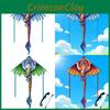 Pterosaur Polyester Kite With Glass Fiber Frame For Kids Adults Outdoor Flying Fun