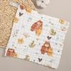 Cartoon Soft Absorbent 6-Layer Children's Gauze Bath Towel - Pure Cotton Baby Washcloth