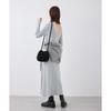 ROPE PICNIC Lamellibe Knit Black Size 38 Dress, (01),