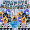 Adorable Stitch Themed Party Decoration Set With Banners Balloons And Backdrop For Halloween Celebrations