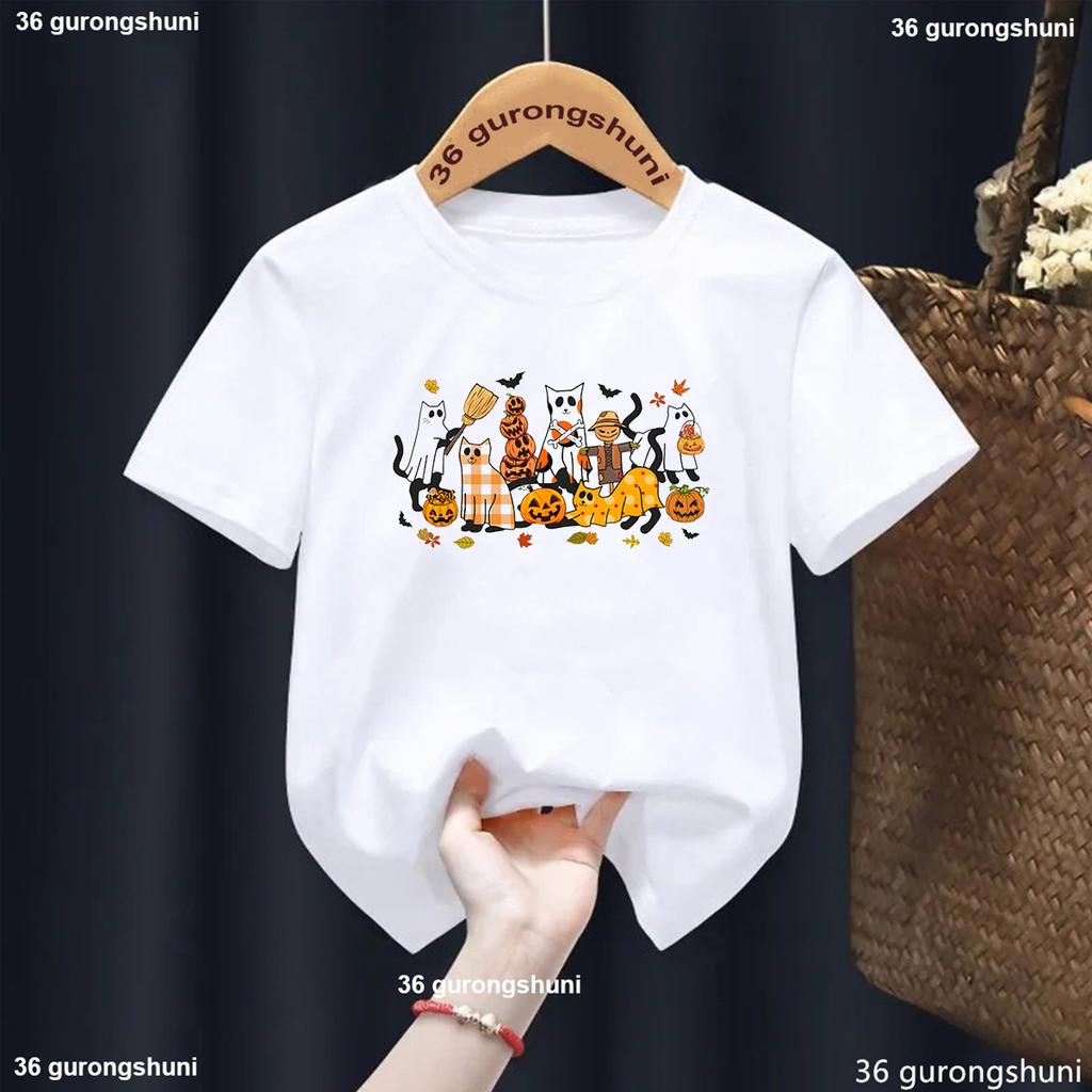Skull Coquette Bow Halloween Skeleton Spooky Graphic Printed TShirt Boys Funny Halloween Party Costumes Girls T Shirt Tops