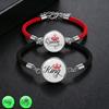 1Pc Glow In Dark Sun Moon Lover Couple Bracelet, Handmade Beaded Braided Unisex