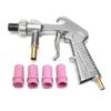 Sandblasting Guns Kit for Sandblast Blast Cabinet with 4Pcs Ceramic Nozzles Sandblasters Sand Blasters Guns Accessories