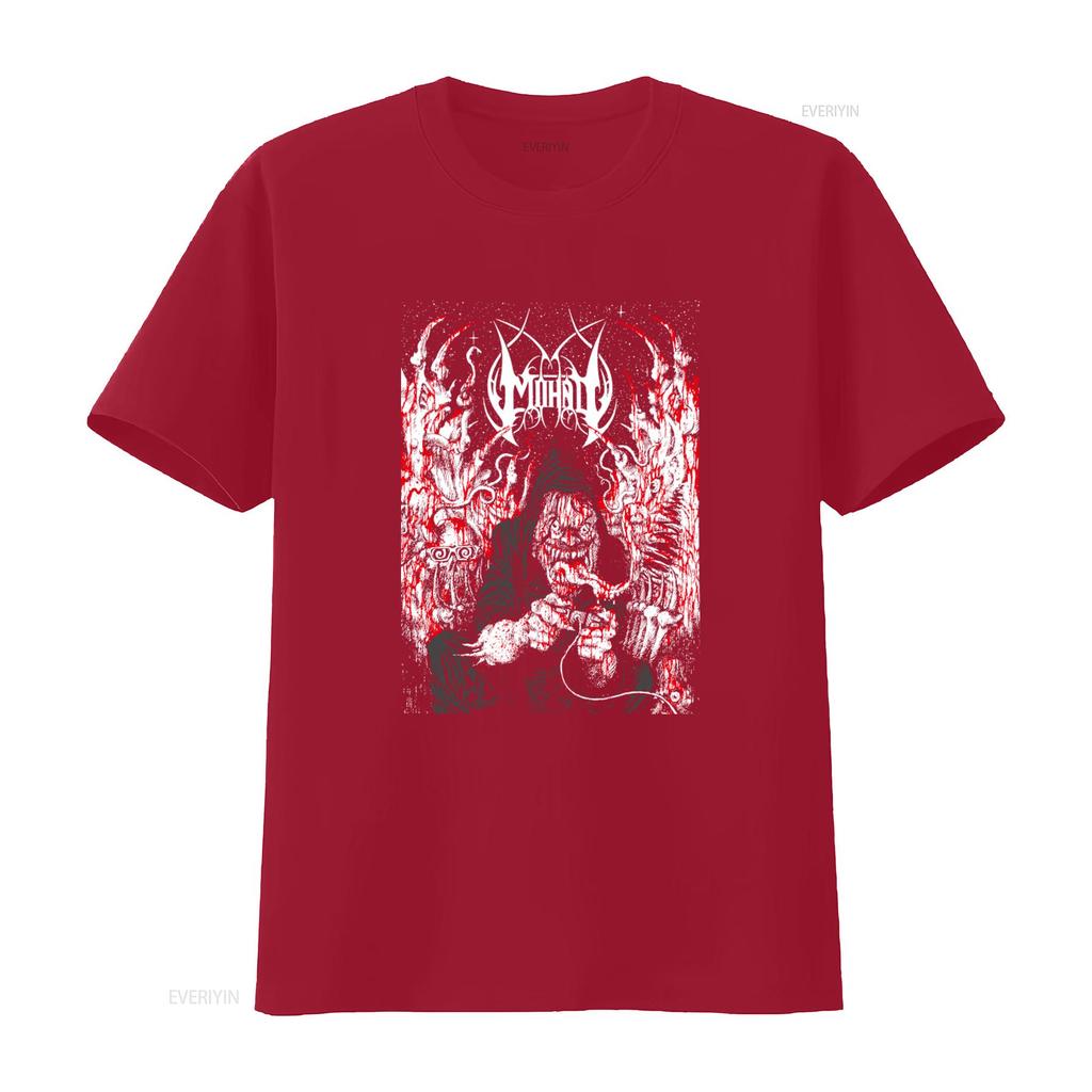 MONAD DRUID T Shirt XXL Navy Blue Breakcore Grindcore Gabber Death Metal IDM Gothic Horror Print Vintage Washed Stylish