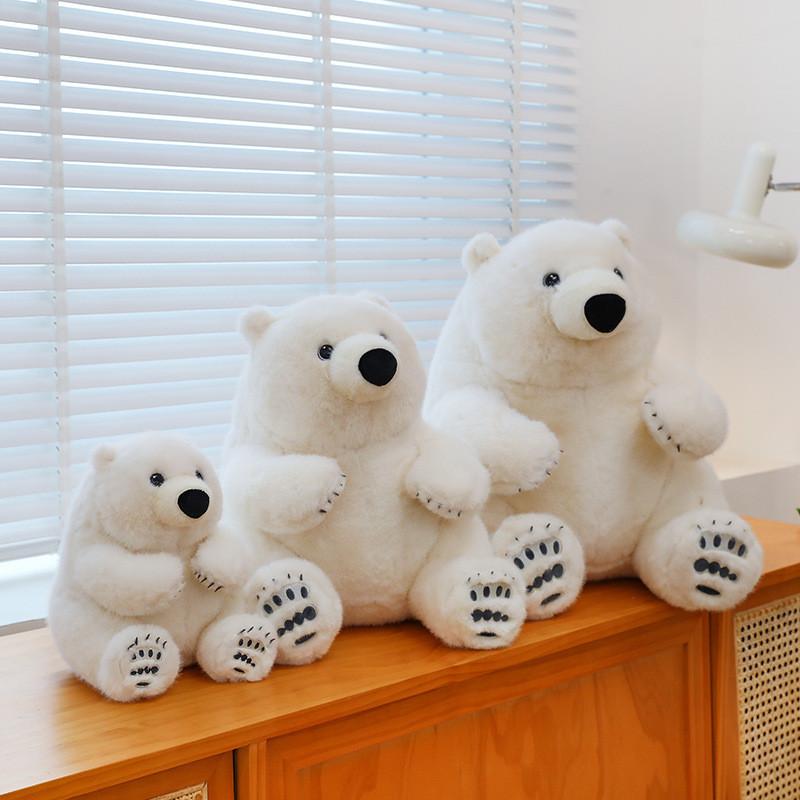 Polar Bear Plush Toy Children Birthday Festival Aquarium Gift Doll Cotton Pp