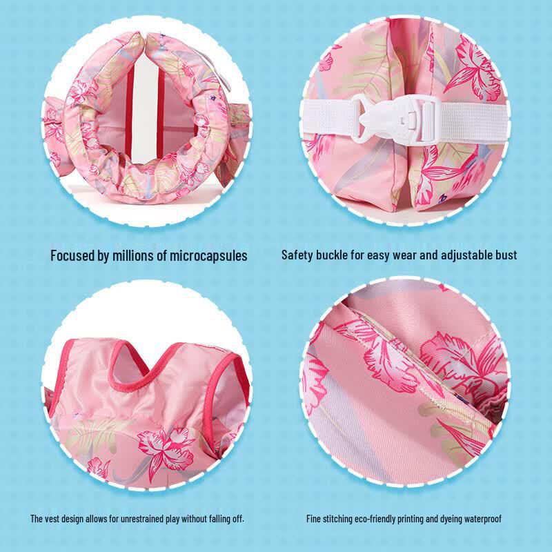 Kids Buoyancy Swim Vest with Arm Floats