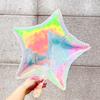 19Inch Laser Transparent Foil Balloon Star Heart Helium Iridescent Globos for Kids Birthday Party Wedding Decoration Baby Shower