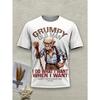 T-shirt Imprimé Mode Homme Nouveau Style Été, Col Rond, Coupe Ample, Surdimensionné, Cool, Décontracté