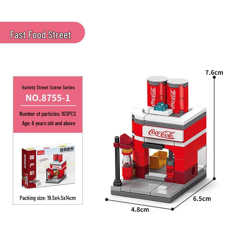 

Совместимые строительные блоки серии Street View для LEGO LELO Brothers 8974 - Детская развивающая игрушка