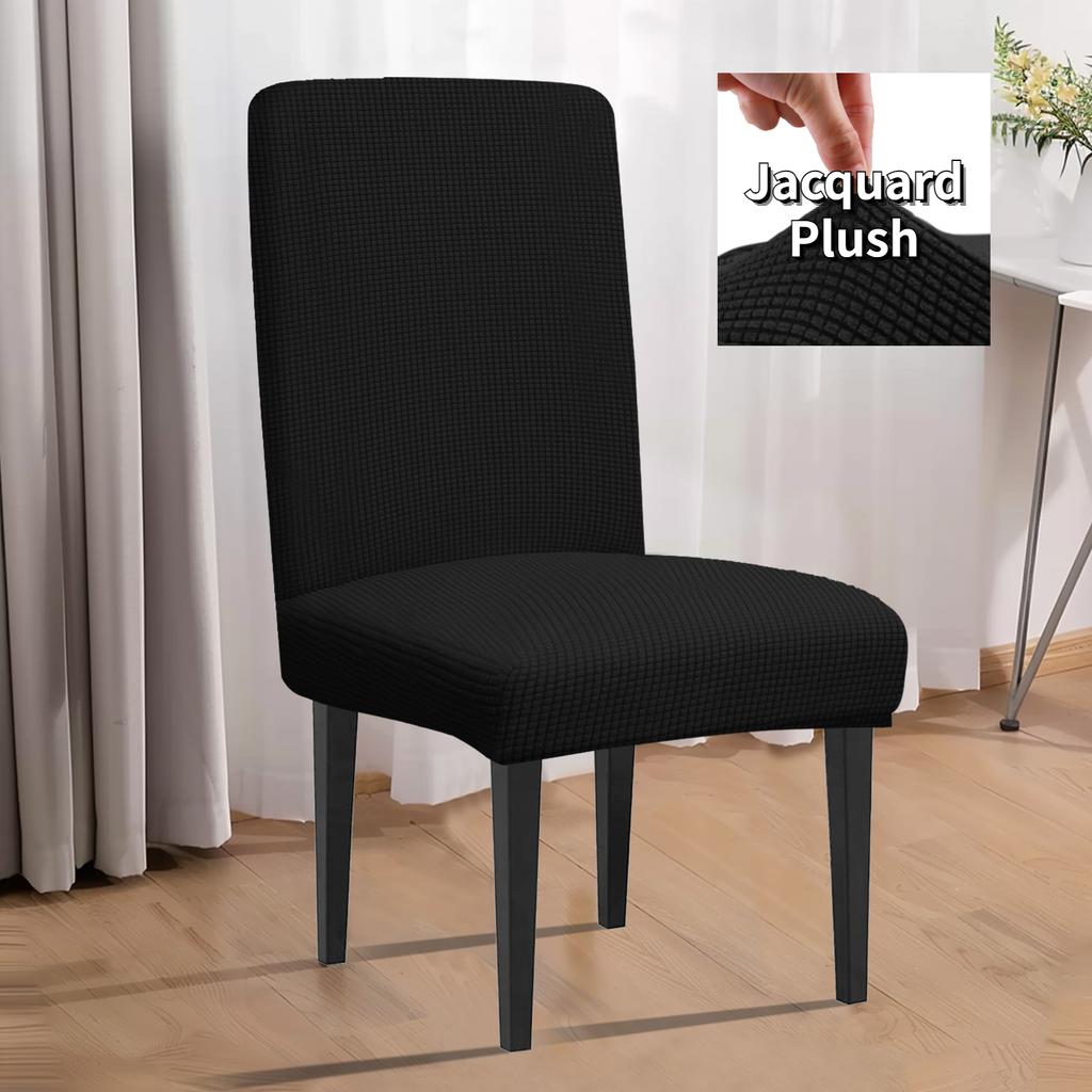 Dining Room Chair Protector Slipcovers Set of 4/8 Stretch Removable Washable Seat Cover for Kitchen Home Decoration Chair Cover