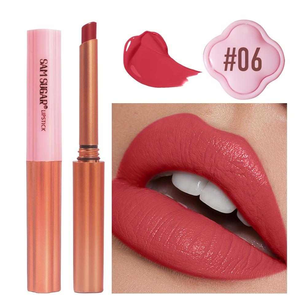 

Velvet Lipstick Waterproof, Long-Lasting Matte Lipstick in 6 Colors,Moisturizing, Easy-to-Apply, Twist-Up Design Perfect Gift for women 06