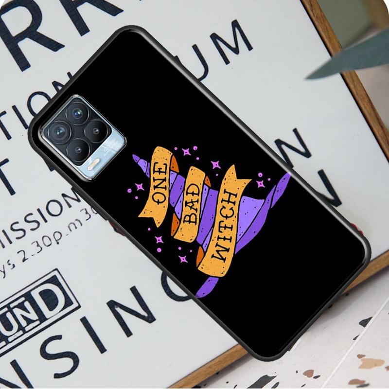 Carcasă din spate magică Witch Witchcraft pentru Realme 8i 8 Pro GT Neo 2 Master C15 C21 Coque pentru OnePlus 8T 9R Nord2 9 Pro