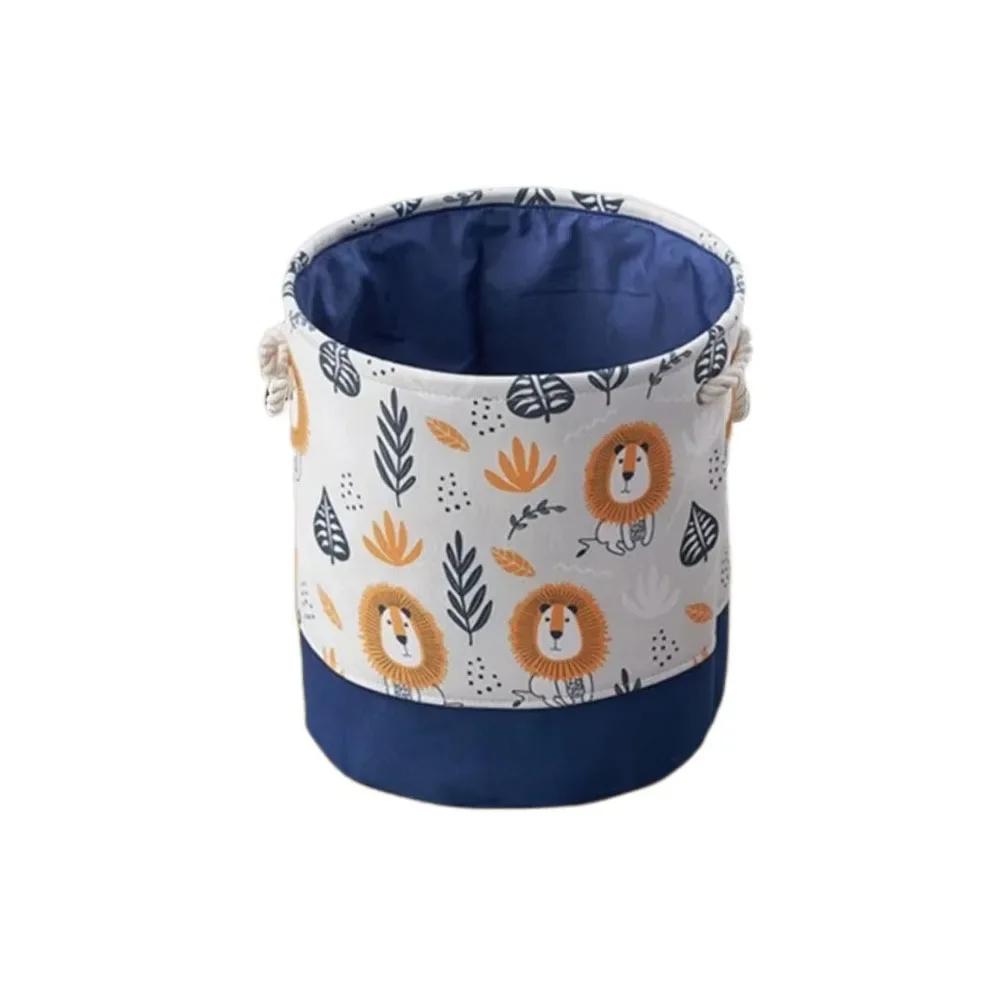 Cartoon Toys Storage Basket Portable Foldable Laundry Hamper with Handle Large Capacity Organizer Basket Clothes Organization