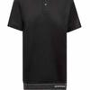Emporio Armani SS23 Button Letter Logo Embroidered Short Sleeve Polo Shirt Men tops Black 3R1F761JUVZ0999