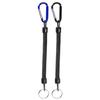 2pcs Scuba Diving Anti-lost Spiral Spring Coil Lanyard Rope Emergency Tool
