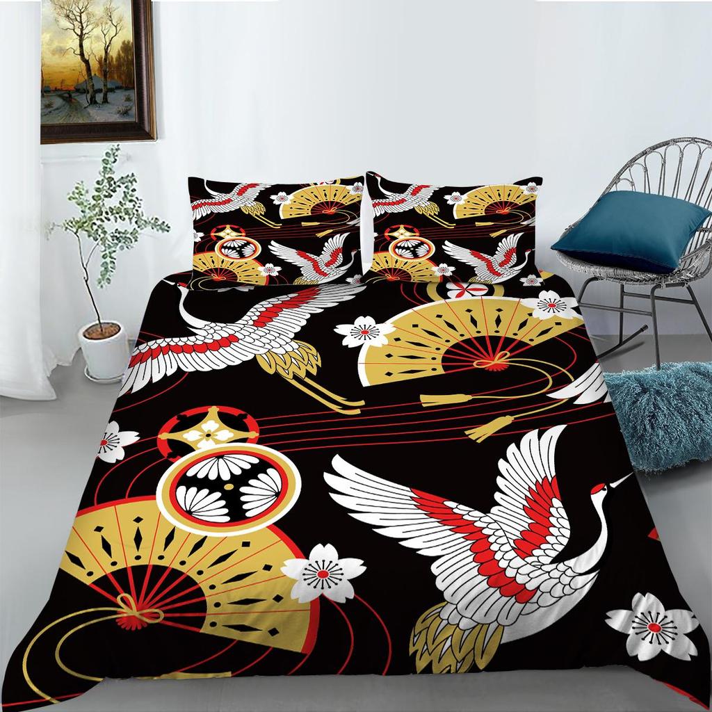 3D-Digitaldruck-Bettwäsche-Set, Bettbezug und Kissenbezug, Einzelbett, Doppelbett, große Tiermuster-Bettwäsche mit Reißverschluss, saubere, bequeme Bettwäsche