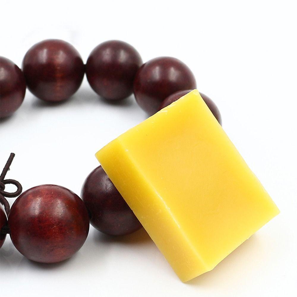3pcs New Furniture Polishing Tools Cosmetics Making Yellow Beeswax Bee Wax Beewax DIY Soap Candles