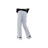 Anta Lifestyle Series Letter Mid-Rise Straight Leg Fleece Casual Pants Unisex pants Gray Heather-Gray 172348301-2