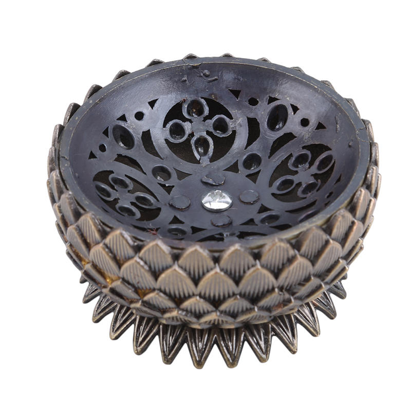 Lotus Incense Burner Alloy Eight Treasure Plate Incense Burner