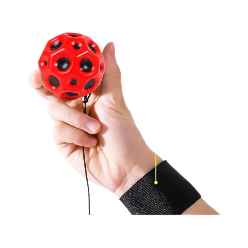 Moonstone Elastic Wrist Ball - Children’s Decompression Return Ball for Outdoor Play