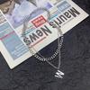 Ins Non Fading W Letter Double-layer Necklace, Personalized and Simple Collarbone Chain, Cool and Versatile Necklace, Trendy Accessory