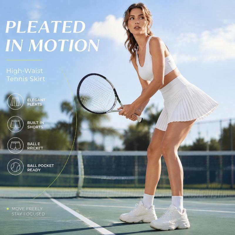 New Double-layer Anti-light Quick-drying Yoga Fitness Clothes Women's High-waisted and Thin Sports Skirts, Versatile Sports Fashion