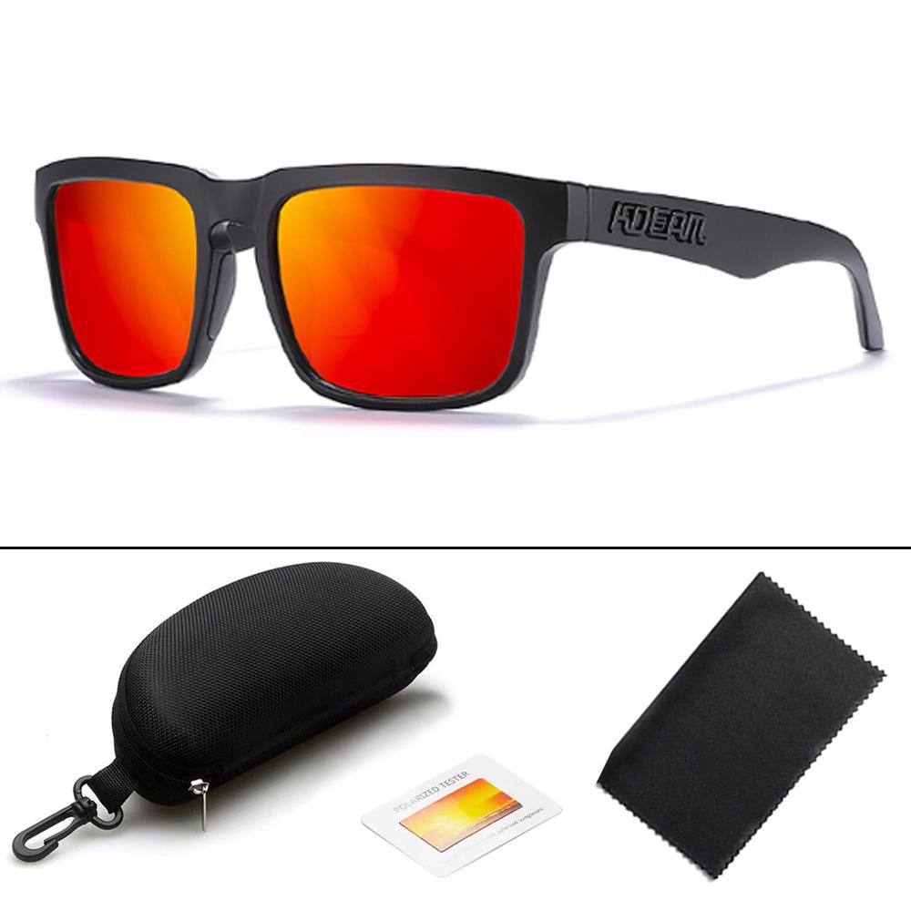 KDEAM Design New Polarized Sunglasses For Men Women Fashion Unisex Brand Trendy Outdoor Eyewear For Couple Mirror Colorful Lens