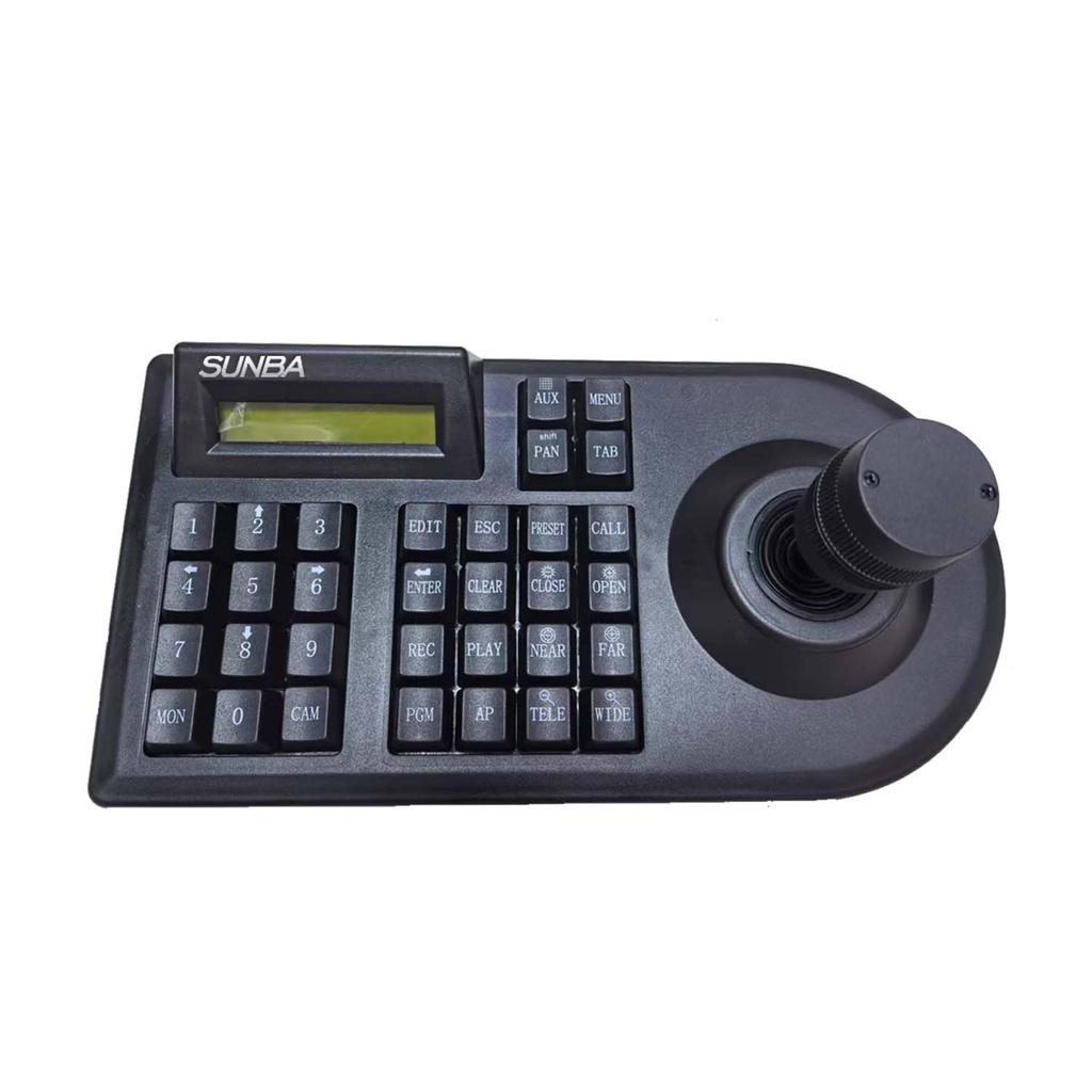 SUNBA Analog 3D Keyboard Joystick Pan Tilt Zoom Controller for Analog CCTV PTZ Dome Cameras and PELCO D/P RS485
