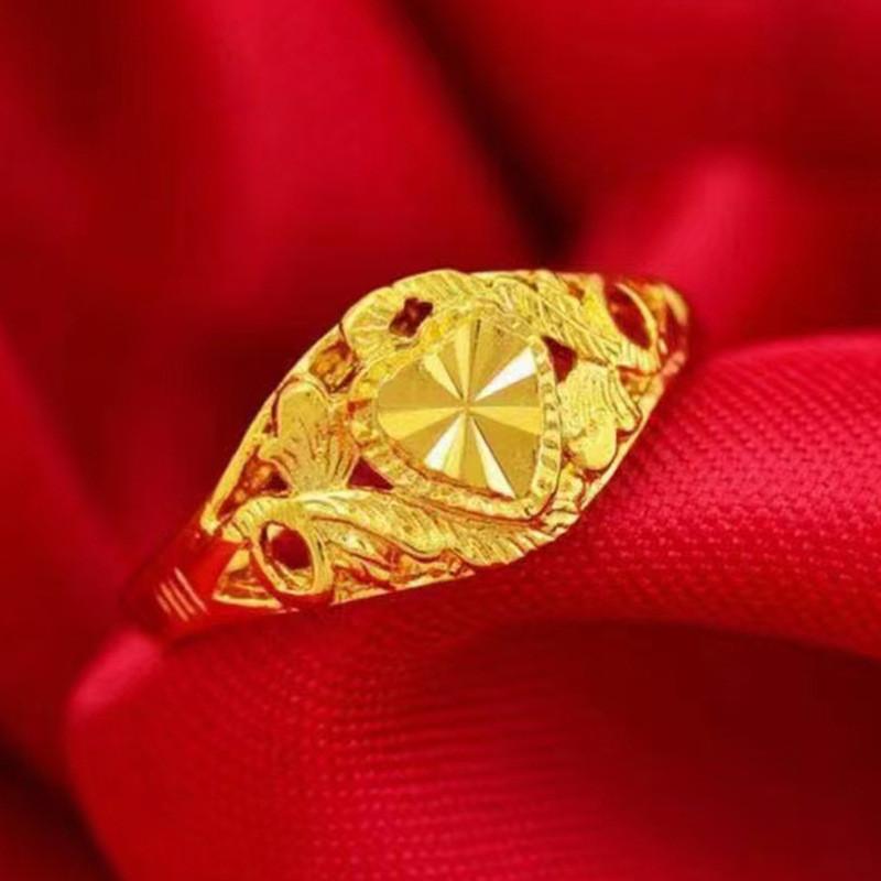 Beautifully Copper Crafted Gold Butterfly Ring Elegant Womens Jewelry For Occasions Special