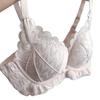 French pure lace sexy women without steel ring, double breasts, anti-sagging bra cover set burst