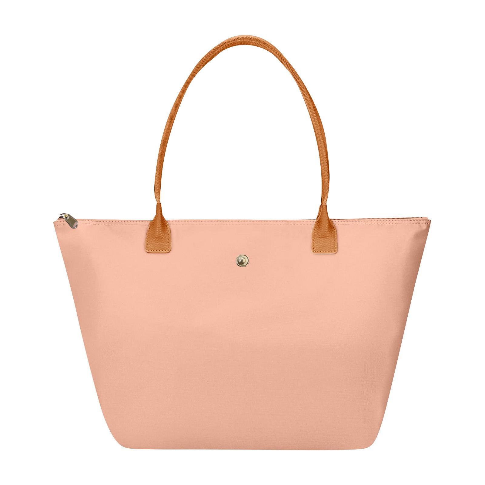 

Женская сумка-тоут большой вместимости, сумка на одно плечо, мягкая кожаная сумка розовый