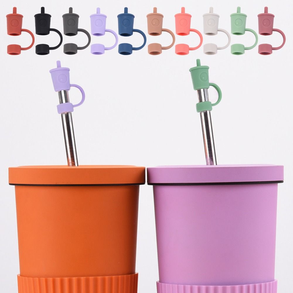 Cup Accessories Drinking Dust Cap Splash Proof Plugs Cover Creative Straw Tips Outdoor