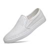 New High End Men Genuine Leather Casual Shoes Concise Cool Slip-on Loafers Man Flat Leather Skate Shoes Male