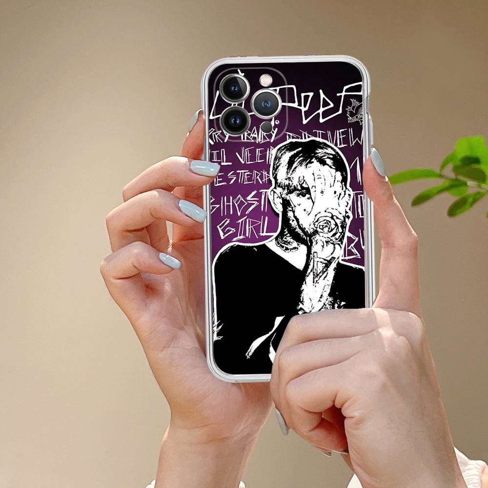 Singer Rapper L-Lil Peep Fit For IPhone 16 15 Promax Phone Case IPhone 14 11 12 High End 13 Pro Silicone