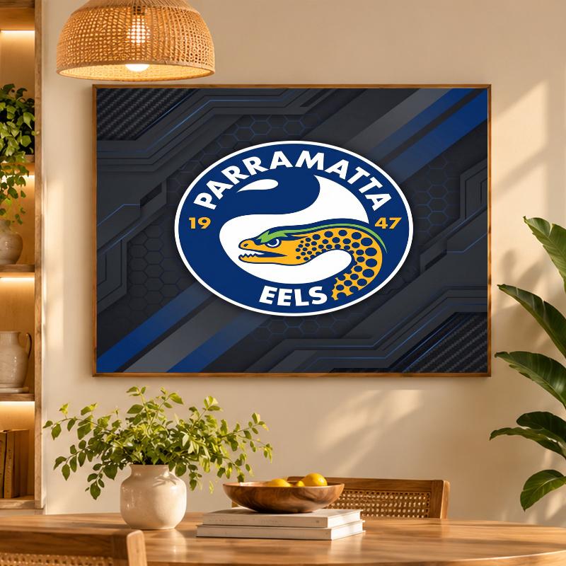 5D Diamond Painting Parramatta Eels DIY Full Drill Diamond Art Kit Home Decoration