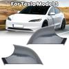 Spodní kryt zpětného zrcátka Pro Tesla Model 3 2018- Matně černý Spodní držák zpětného zrcátka Základna Kryt Příslušenství pro auto