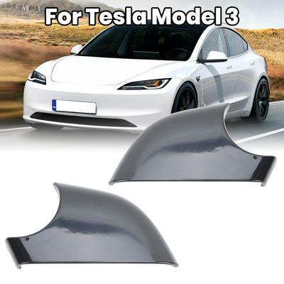 Rearview Mirror Lower Bottom Cover For Tesla Model 3 2018- Matte Black Side Mirror Lower Holder Base Shell Car Accessories