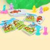 1 Set Rabbit Kids Trap Board Game for 3D Interactive Multiplayer Fun Action Game Race
