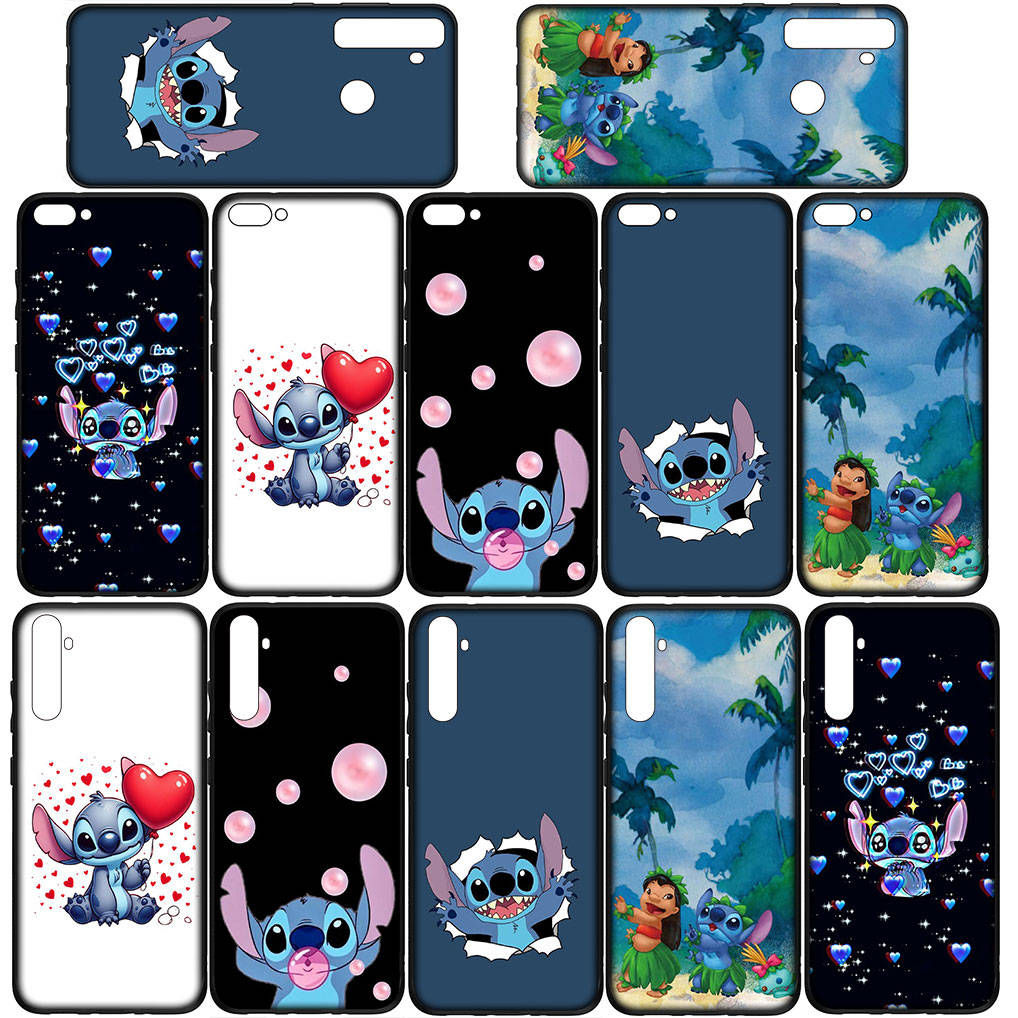 Pro Samsung Galaxy S24 S23 iPhone 16 15 14 Xiaomi Redmi Note 13 12 11 Plus 9 Pro Max X XR Pouzdro na telefon Cartoon Lilo Wallpaper Stitch OPPO Huawei Cover