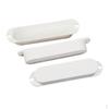 Set Of 3 White Pickup Cover For Electric Guitar