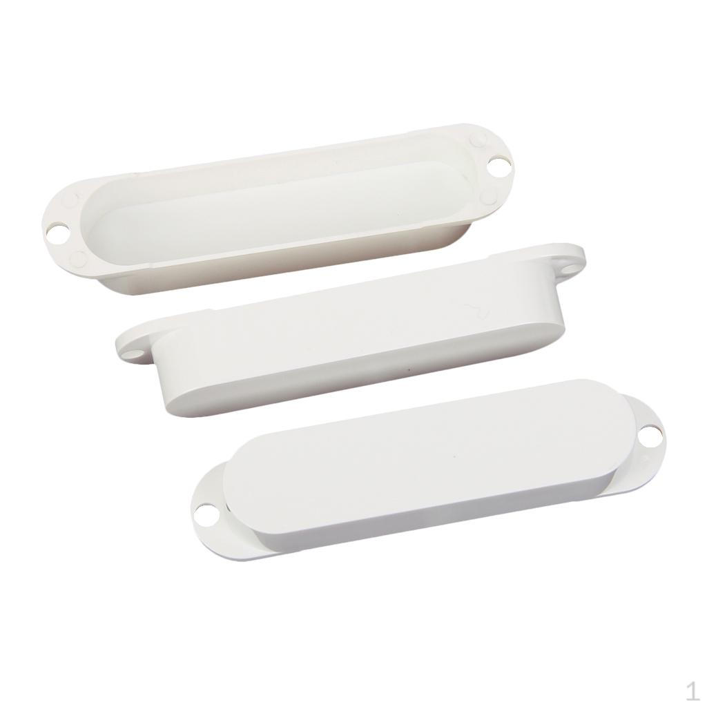 

Set Of 3 White Pickup Cover For Electric Guitar