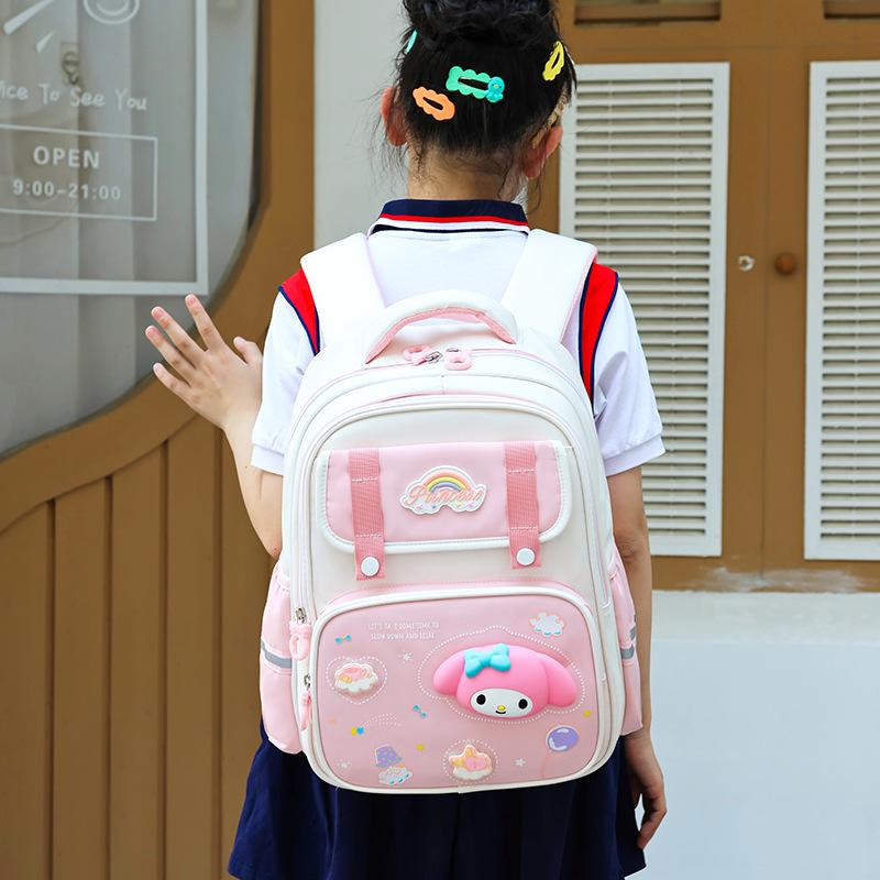Elementary School Bag Children's Backpack Cartoon Cute Load Reduction Girl Backpack