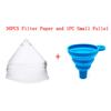 Car Paint Spray Mesh Paper Filter Purifying Straining Funnel Disposable Paint Filter Conical Nylon Micron Paper Funnels Tools
